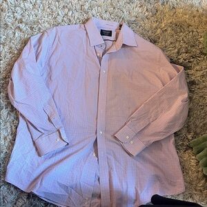 Nordstrom Lavender Checkered Men's Shirt